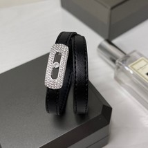 Hot Sale Luxury Real Leather Well-designed Full Crystal Bracelet Women Men Fashi - $55.00