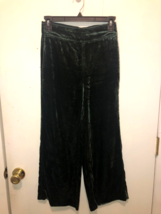 NEW Madewell Womens SZ XS Velvet Huston Green Pull-On Crop Pants Waist 24-26&quot; - £15.68 GBP