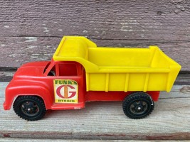 VTG 1960&#39;s RED PLASTIC FUNK&#39;S G HYBRID TOY TRUCK  - £19.74 GBP