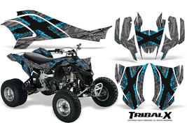 CAN-AM DS450 GRAPHICS KIT CREATORX DECALS STICKERS TRIBALX BLUEICE-SILVER - $174.55