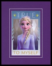 2019 Frozen II Elsa True to Myself Framed 11x14 Poster Display - £27.29 GBP