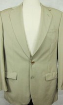 Gianfranco Ferre Studio 0001 Italy Tan 4Season Wool Sport Coat Blazer 42L - £35.29 GBP