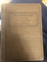 Vintage Book - Scott&#39;s IVANHOE by Mae E Schreiber 1899 Eclectic English Classics - £9.34 GBP