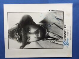 Johnny Lee Autographed signed 8” X 10” Publicity photo 1983 Country Musi... - $24.72