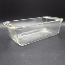 PYREX #213 Loaf Pan 1.5 qt.  22x11x6cm Baking Dish w/Handles Clear Glass Vtg USA - $20.00