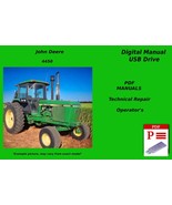 John Deere 4450 Tractor Technical Repair &amp; Operator&#39;s Manuals USB See Desc. - $23.74