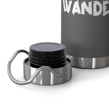 Wild &amp; Wander Black Wolf Vacuum Insulated 22oz Copper Bottle, Spill-Proof - £33.65 GBP