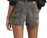 Women's Levi's 501 High Rise Jean Shorts Better Weathered Black Denim Sz... - $43.66