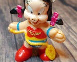 1991 Petunia Pig Wonder Woman Action Figure Warner Bros - $7.87