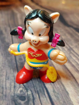 1991 Petunia Pig Wonder Woman Action Figure Warner Bros - £6.14 GBP