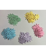 Small Daisy Flowers Die Cut Scrapbook Embellishment Cards Mixed Pastel C... - £1.29 GBP