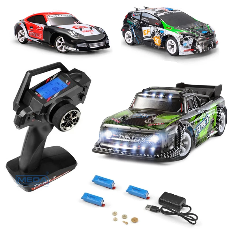 Wltoys K989 K969 284131 Upgrade LCD Version 4WD 1/28 RC High Speed Racing - £51.13 GBP+