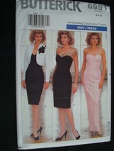 Butterick 6991 Misses Jacket and Dress Sewing Pattern Size 6-10 UNCUT - $9.00