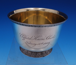 Wood and Hughes Sterling Silver Caviar Bowl Gold Washed 3 1/4&quot; x 4 1/2&quot; (#7798) - £548.22 GBP