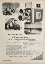 1956 Print Ad Kodak Brownie Movie Cameras Bird Hunter,Surf Fishing Rochester,NY - $15.37