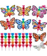 JOYIN 36PCS Valentines Day Kids Party Favor Set Butterfly Pencils Cards - $309.54 MXN