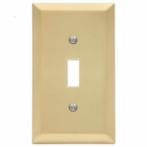 Toggle WALLPLATE 1-Gang Stamped Steel Satin Brass - Amerelle 163TSB Century - $0.99