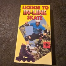 License To In-Line Skate Street VHS 1993 90s Roller Blade Skating Sports... - $13.81