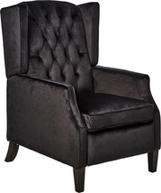 Diana Wingback Recliner, Black/Dark Brown, Christopher Knight Home. - £256.52 GBP