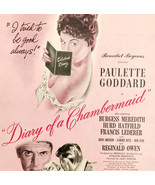 1946 Diary Of A Chambermaid Paulette Goddard Movie Advertisement Film DW... - $39.99