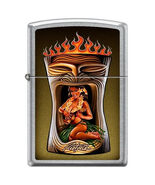 Rick Rietveld Polynesian Tiki Theme" Street Chrome Zippo Lighter - $33.20