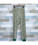 Disney Tinkerbell Thermal Jogger Pajama Pants Green Yellow Womens Medium... - $19.79