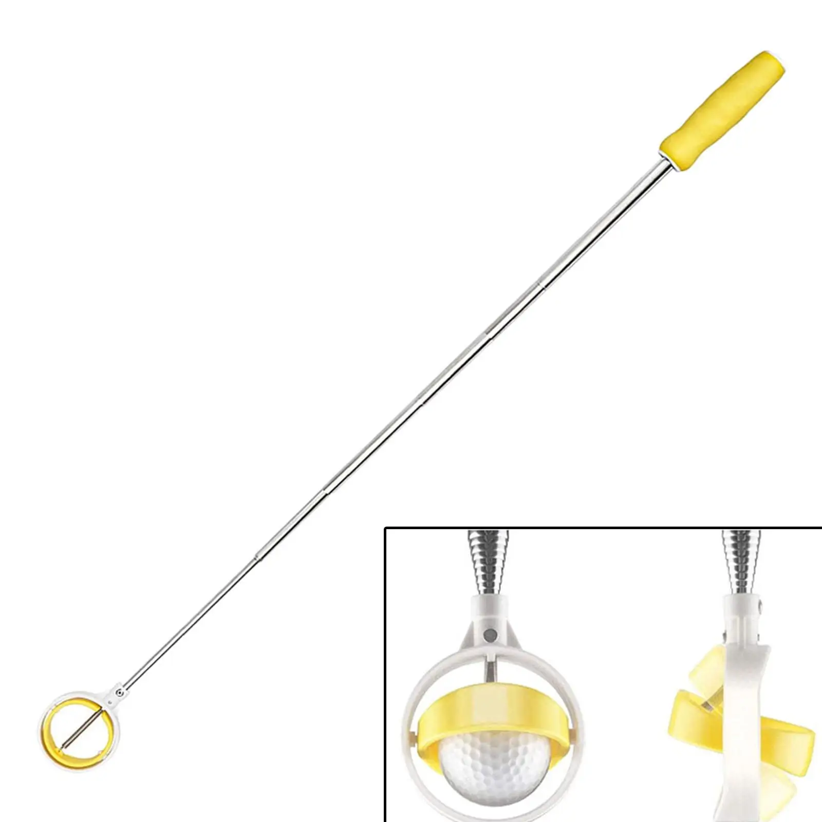 Sporting ExtenAle Golf Ball Picker Retriever Stainless Steel Telescopic Pick Up - £21.68 GBP