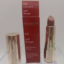 Clarins Joli Rouge Long Wearing Moisturizing  757 Nude Brick Full Sz, NIB - £18.55 GBP