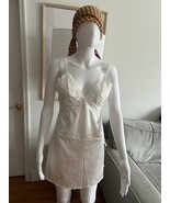 Vintage White Lace Embroidery Coquette Fairly 90’s Y2K Mini Dress Size S/M - $29.00