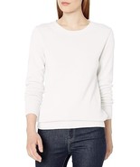 Amazon Essentials Women&#39;s Crewneck Sweater, 100% Cotton White Plus Size 3X - $366.92 MXN