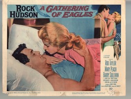 Gathering Of Eagles-Rock Hudson-Mary Peach-11x14-Color-Lobby Card - £25.93 GBP