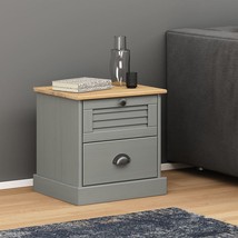 Bedside Cabinet Grey - $2,542.07 MXN