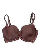 Triumph Modern Finesse WP Contour Bra 36DDD Salmon Embroidered Lace Adju... - £20.22 GBP