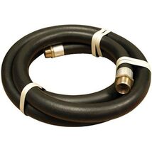 Apache 98108475 1" x 10' Farm Fuel Transfer Hose Male x Male Assembly with - $54.48