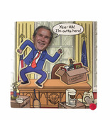 Rare Hallmark Card 2008 George W. Bush Mechanical Dancing Retirement Out... - £18.18 GBP