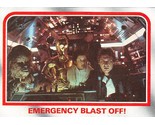 1980 Topps Star Wars ESB #53 Emergency Blast Off! Han &amp; Leia Millennium ... - £0.69 GBP
