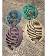 Goody TZERS Hair Cincher Curved Combs Pastel 80s Vintage Cinch Clip Lot ... - $1,229.59 MXN