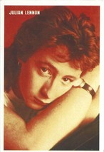 ⭕VTG card pocket calendar 1986 JULIAN LENNON Portugal group music singer - $73.65 MXN