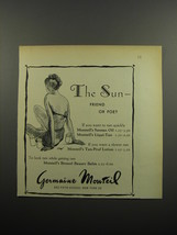 1955 Germaine Monteil Ad - Suntan Oil, Liqui-Tan, Bronze Beauty Balm - £14.77 GBP