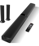Sound Bar, 60W Sound Bar For Smart Tv, 5.0 Bluetooth Soundbar For Tv, Wi... - $124.77 CAD
