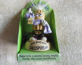 Nuts About Work &quot;Sales Person&quot; Peanut Bobble Head Figurine Collectable C... - $15.35