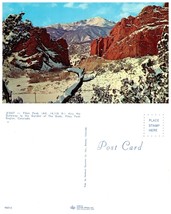 COLORADO Postcard -Pikes Peak through Gateway to the Garden of the Gods &quot;B&quot; (B7) - £2.48 GBP