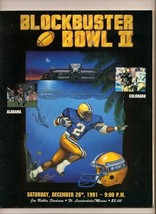 1991 Blockbuster Bowl Game Program Alabama Colorado - £64.92 GBP