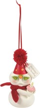 Department 56 Snowpinions Birthday Ba-Humbug Hanging Ornament, 3.7 Inch - £11.06 GBP