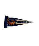 Vtg NHL Hockey Atlanta Thrashers Mini Pennant 9&quot;x4” Felt Banner Flag Rar... - $28.49