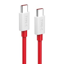 65W Warp Charge Cable For Oneplus 9 Pro 8T Charging Cable Usb C To Usb C... - £11.73 GBP