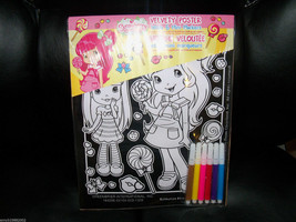 Strawberry Shortcake Velvety Poster with 6 Mini Markers NEW LAST ONE - £6.88 GBP