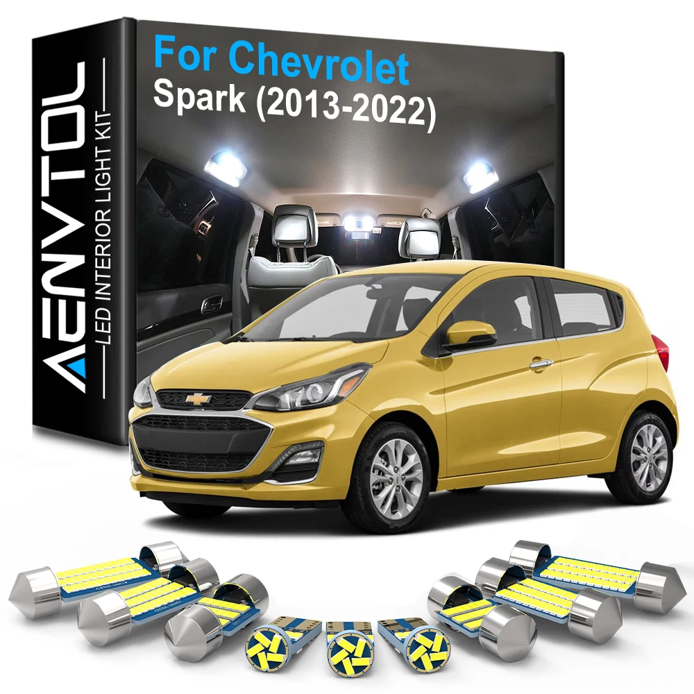 AENVTOL Car Accessories Canbus LED Indoor Lamp For Chevrolet Spark EV 2013 2014 - £16.22 GBP+