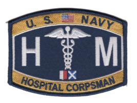 4.5&quot; Navy Hospital Corpsman Embroidered Patch - £22.71 GBP
