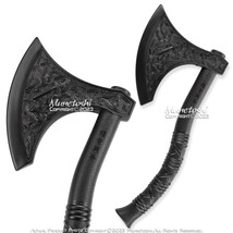 15&quot; Black Polypropylene Axes Assassin Viking Tomahawk Theater Cosplay Pr... - $16.81